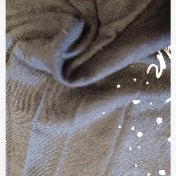 Free People Go Within Black White T Shirt Open Back  Size XS - Picture 6 of 8